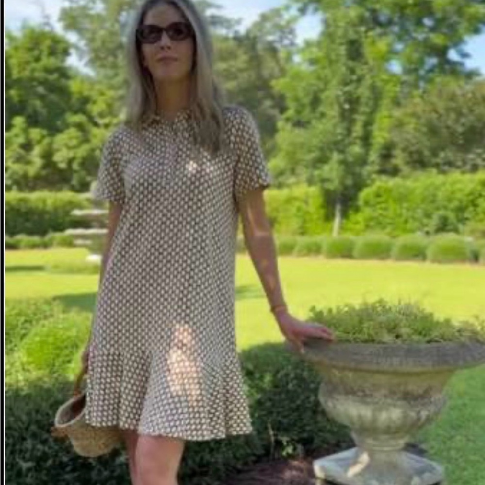Duffield Lane Beige Cane Mini Dress